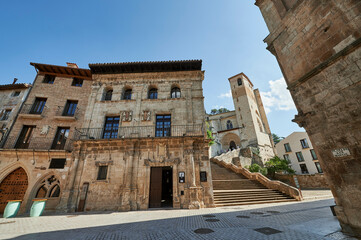 Wall Mural - Palace of Justice and San Pedro de la Rua church, Estella (Lizarra)