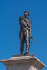 Wall Mural - Colmar, France - 09 06 2021: General Rapp monument by Bartholdi