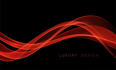 Aufkleber - Abstract red background with lighting effect. Futuristic design layout for presentations, posters, flyer, banner.