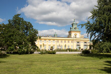 Royal Palace Located In The Wilanow District Of Warsaw, Poland