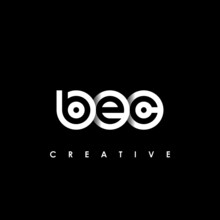 BEC Letter Initial Logo Design Template Vector Illustration