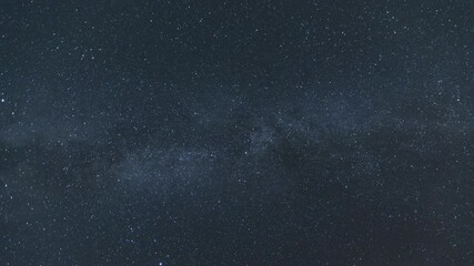 Wall Mural - the milky way moving across the night sky, stars time lapse