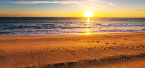 Wall Mural - Sea sunset