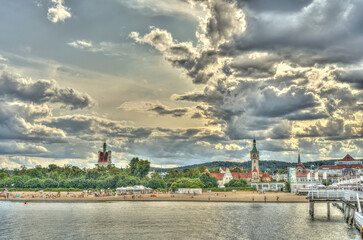 Canvas Print - Sopot, Poland, HDR Image