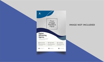 simple clean flyer template
