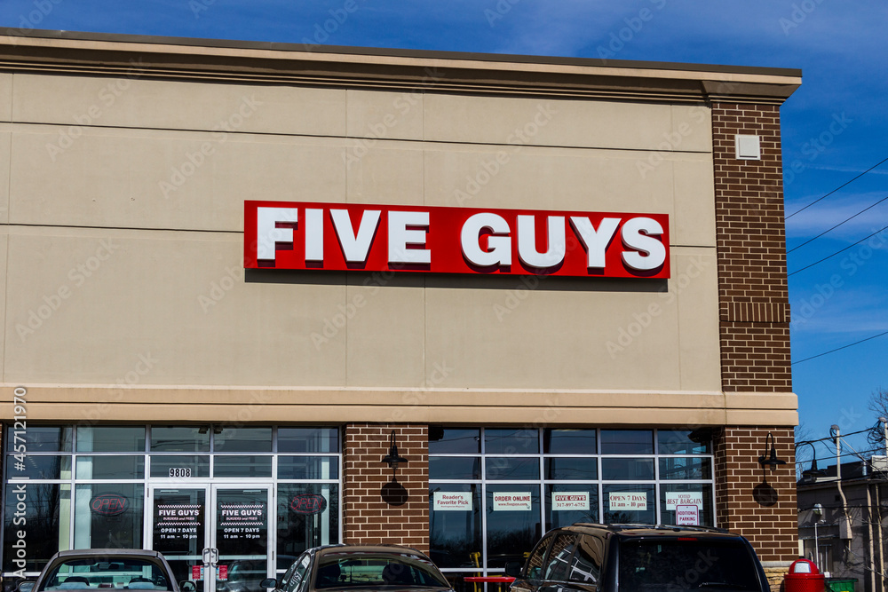 Five Guys Burgers and Fries Restaurant. Five Guys is a Fast Casual ...