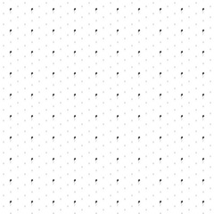 Poster - Square seamless background pattern from black balloon symbols are different sizes and opacity. The pattern is evenly filled. Vector illustration on white background