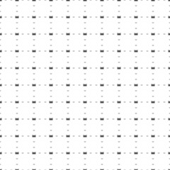 Poster - Square seamless background pattern from black baby cot symbols are different sizes and opacity. The pattern is evenly filled. Vector illustration on white background