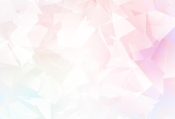 Light Pink, Yellow vector low poly background.