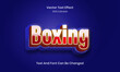 © bdmasudgfx - Super boxing editable text effect with world boxing