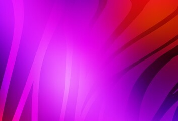 Wall Mural - light pink, red vector blurred background.