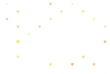 Poster - Light Red vector background with hearts.