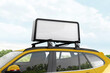 © alex - Roof advertising display board mockup. 3d rendering