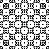 Fototapeta Dinusie - Seamless vector pattern in geometric ornamental style. Black  ornament.