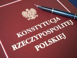 Fototapeta  - Symbole narodowe Polski, konstytucja i orzeł