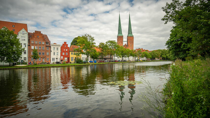 Wall Mural - sightseeing tour Lübeck