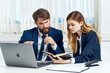 © SHOTPRIME STUDIO - managers teamwork in the office with laptop professionals