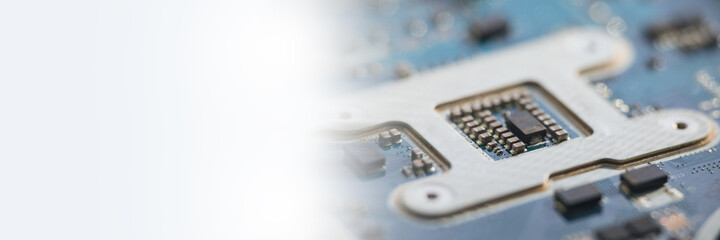Aufkleber - Electrical circuit mother board from computer