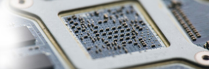 Aufkleber - Electrical circuit mother board from computer