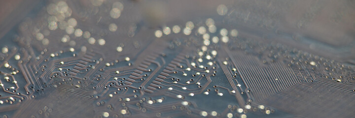 Aufkleber - Electrical circuit mother board from computer
