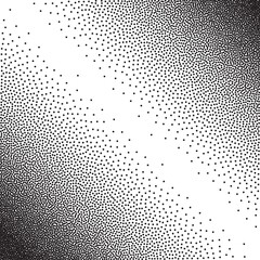 Poster - Stochastic raster halftone gradient print