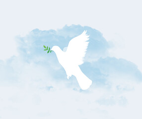 international day of peace - united nations. sep 21, international peace day. illustration concept p