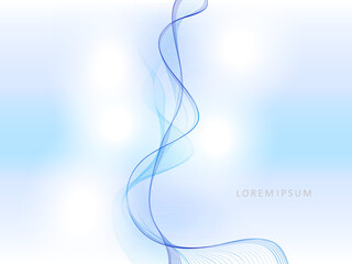 Wall Mural - Blue light background, abstract vertical minimal wave patterns with subtle texture