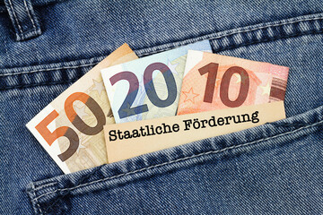 Poster - Staatliche Förderung