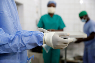african hospital.