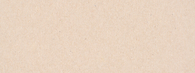 Poster - brown kraft recycle paper texture background panorama for design or write text