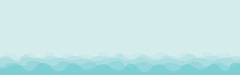  Wavy background in blue color, sea and ocean texture. Modern splash design, place for text.
