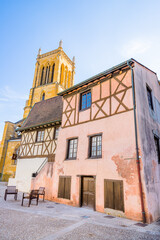 Canvas Print - La maison bourbonnaise à Roanne