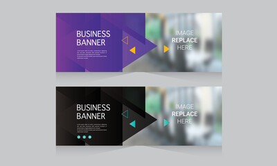 Wall Mural - professional corporate business banner design