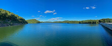 Wide Angle Of New Croton Dam River In NY