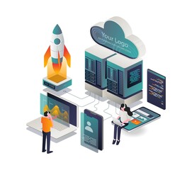 Aufkleber - Test the app and launch the rocket