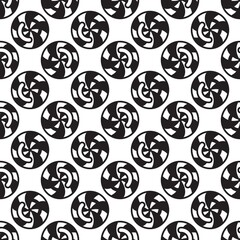 Poster - Swirl pattern seamless background texture repeat wallpaper geometric vector