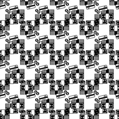 Poster - Finance money pattern seamless background texture repeat wallpaper geometric vector