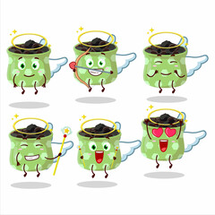 Sticker - Barberry cartoon designs as a cute angel character