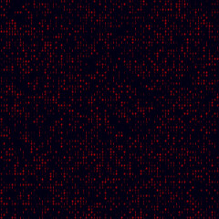 Poster - abstract matrix background. red sparse binary background. big sized seamless pattern. attractive vec