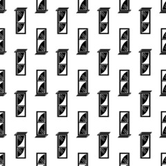 Poster - City light banner pattern seamless background texture repeat wallpaper geometric vector