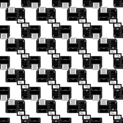 Poster - Cash machine pattern seamless background texture repeat wallpaper geometric vector