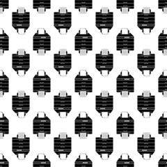 Poster - Multifunction printer pattern seamless background texture repeat wallpaper geometric vector