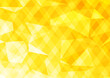 キラキラした黄色のポリゴン風アブストラクトカバーデザイン、A3