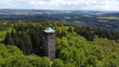 Aussichtstrum Sollingturm Naturpark Solling Strutberg Luftbild