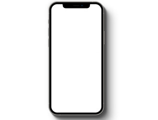 Wall Mural - smart phone isolated empty screen for mockup