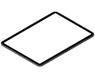 Wall Mural - tablet with blank screen for mockup making, premium photo