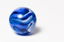Blue & White Swirl Marble