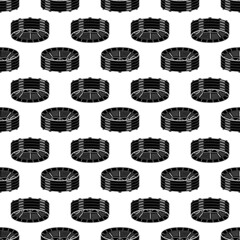 Poster - Round stadium pattern seamless background texture repeat wallpaper geometric vector