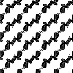 Sticker - Newborn pram pattern seamless background texture repeat wallpaper geometric vector