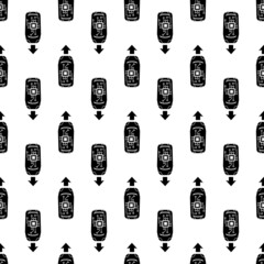Poster - Intelligent car pattern seamless background texture repeat wallpaper geometric vector